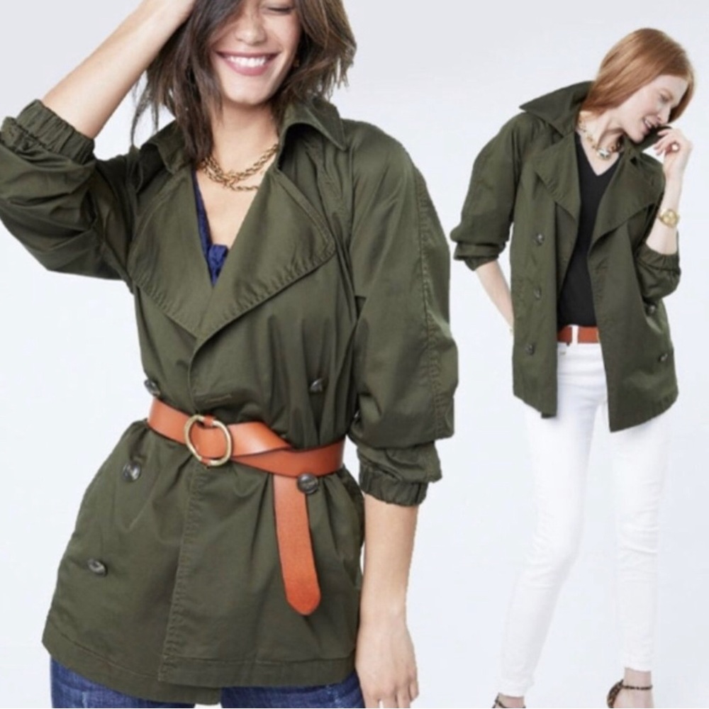 CAbi 5478 Expedition Jacket Olive Green Coat M